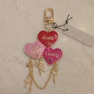 NWT Beth Ward Studios Conversation Hearts And Charms Keychain Or Bag Charm